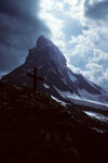 Matterhorn  mit Wegkreuz