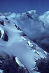 Dom Festigrat mit Matterhorn 4478 m in den Wolken