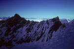 Nadelhorn 4327 m und Lenzspitze 4294 m