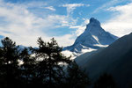 Matterhorn  von oberhalb von Täsch