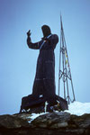 Christusstatue auf dem Balmenhorn 4167 m Höhe: 3,60 m Gewicht: 980 kg