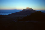 Mawenzi  5148 m bei Sonnenuntergang