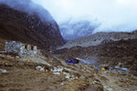 Teehäuser von Lobuche 4930 m