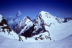 Eiger 3970m und Mönch 4107 m