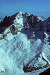 Aiguille Verte 4121m von der Pointe Whymper  4184m