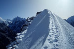 Gipfelgrat auf 5500 m zum Yala Peak