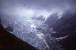 Oberer Grindelwaldgletscher bei Gewitter -  während des Abstieges