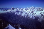 Sicht bis zum Mont Blanc 4810 m