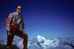 Im Gipfelglück auf 4294 m vor dem Weisshorn 4505 m