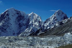 Taboche 6542 m und Cholatse 6440 m - Tele -