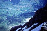 Tiefblick auf Grindelwald 1034 m; 