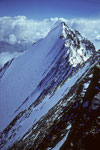 Lenzwand mit Lenzspitze 4294 m vom Nadelhorn 4327 m