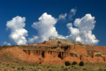 Upper Cathedral Valley mit Wolken I