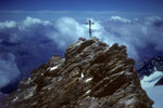 Am Kreuz "Berge sind stille Meister und machen schweigsame Schüler" J.W.v.Goethe