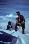 Auf dem Gipfel der Ludwigshöhe 4341 m vor dem  Schwarzhorn (Corno Nera) 4322m