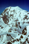 Montblanc 4807m von der Pointe  Walker 4208m - Tele -