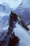 Breithorn Ostgipfel 4141m vom Breithorn Mittelgipfel 4160m  - Tele -