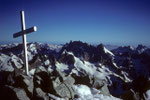 Gipfelkreuz  Barre des Écrins 4102 m