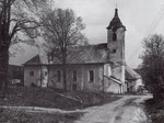 Kirche von Stubenbach, nach Weltkrieg II von der Armee gesprengt