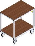 79-102 Equipment Trolley with 2 Plattforms (rendering)