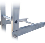 Foldable ladder support bracket