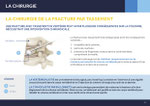 LA CHIRURGIE DE LA FRACTURE PAR TASSEMENT UNE FRACTURE AVEC TASSEMENT DE VERTÈBRE PEUT AVOIR PLUSIEURS CONSÉQUENCES SUR LA COLONNE, NÉCESSITANT UNE INTERVENTION CHIRURGICALE.