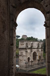 Blick aus dem Colosseum