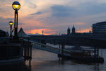 Abends an der Themse