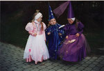 alle 3 Kids auf dem Weg zur Grenchner Fasnacht