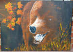 "Grizzly"  Acryl auf LW - 92 x 65 cm
