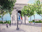 "Arc de Triomph",  Paris -                                                   Acryl auf Leinwand