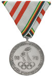 Olympiamedaille 1976 mit Etui