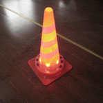 Solar PVC Cone with LED inside