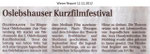Oslebshauser Kurzfilmfestival "Weser Report 12.12.2012"