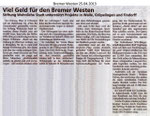 Viel Geld für den Bremer Westen "25.04.2013"