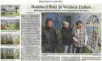 Domino-Effekt in Wohlers Eichen "Weser Kurier 21.04.2011"