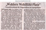 "Wohlers Wohlfühl-Platz" Weser Kurier 26.01.2012"