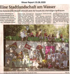 Eine Stadtlandschaft am Wasser "Weser Report 19.08.2009"