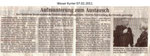 Aufmunterung zum Austausch "Weser Kurier 07.02.2011"