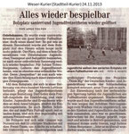 "Alles Wieder Bespielbar" Weser Kurier 24.11.2013