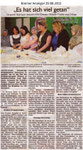 "Es hat sich was getan" "Bremer Anzeiger 29.08.2012"