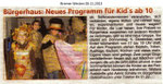 "Bürgerhaus: Neues Programm für Kid´s ab 10" Bremer Westen 28.11.2013