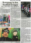 Bewegung in den Stadtteil bringen "Weser Kurier 10.03.2008"