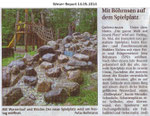 "Mit Böhrnsen auf dem Spielplatz" Weser Report 14.05.2014