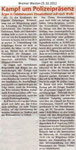 Kampf um Polizeipräsenz "Bremer Westen 25.10.2012"