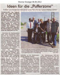 Ideen für die "Pufferzone" "Bremer Anzeiger 06.06.2012"