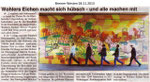 "Wohlers Eichen macht sich hübsch - und alle machen mit" Bremer Westen 28.11.2013