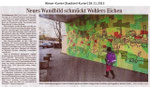 "Neues Wandbild schmückt Wohlers Eichen" Weser Kurier 28.11.2013