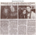 Böhrnsen will Jugendbeteiligung ausbauen "Weser Kurier 07.02.2011"