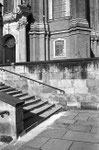 Treppen zum Michel in Hamburg, Foto, schwarzweiß, Enno Franzius